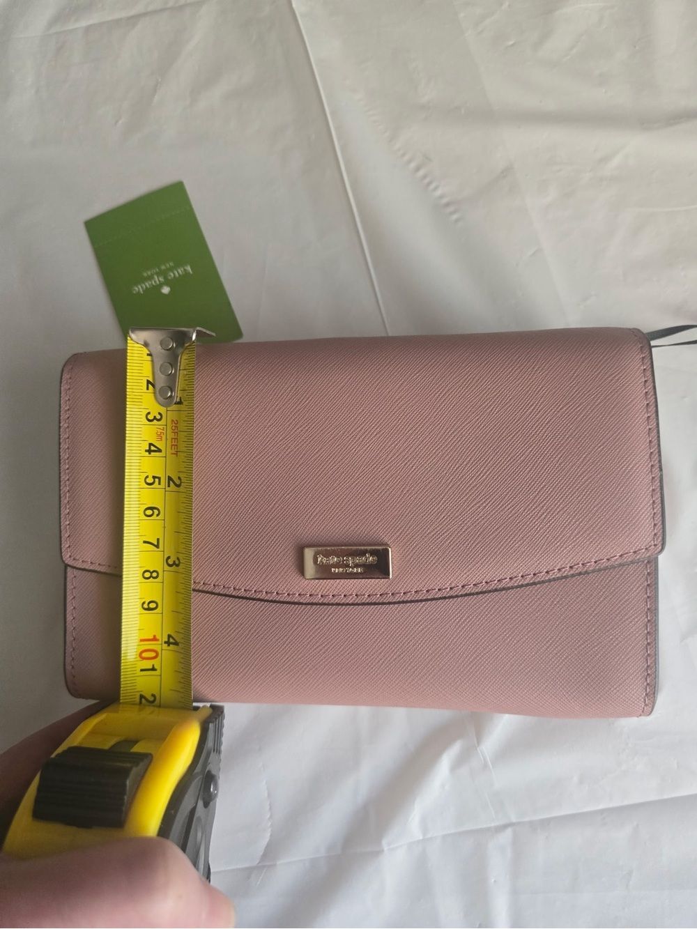 kate spade Blush Pink Saffiano Leather Clutch